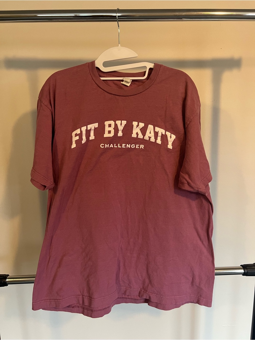 Fit By Katy Challenger Tee in Dusty Rose